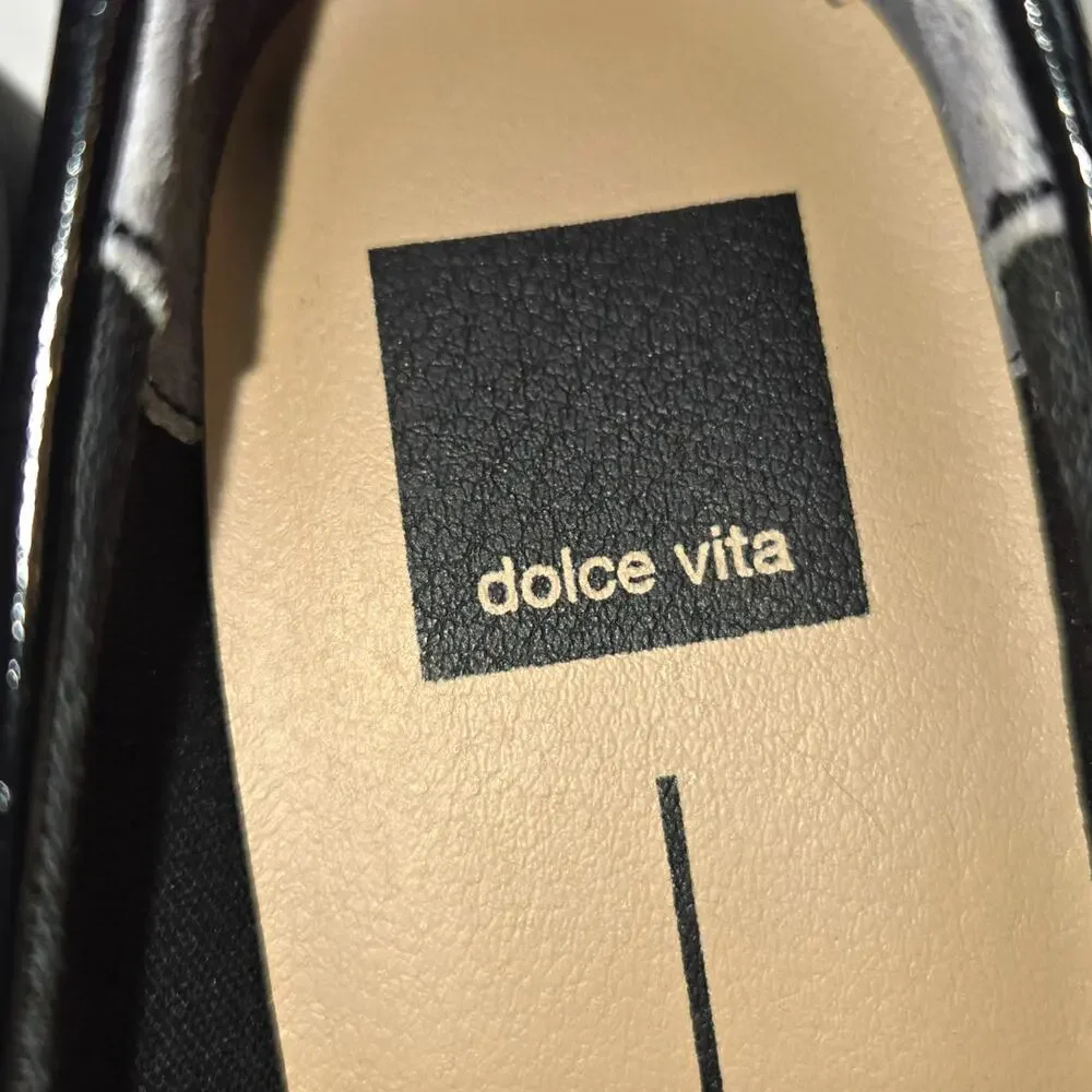 NWOT Dolce Vita Boy's 6 Dress Shoes Black Loafer Slip-on New